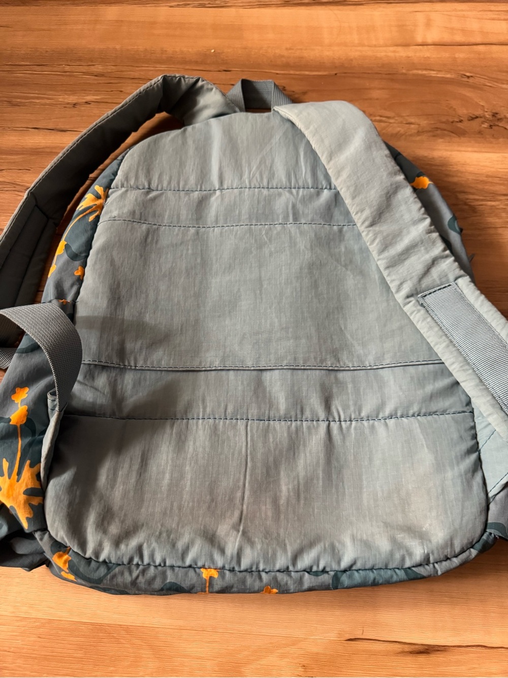 ALOHA Collection Teal Blue Kids Backpack with Yellow Floral Print - Picture 7 of 11